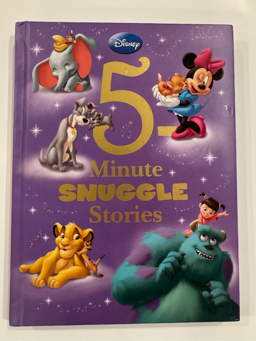 Disney Purple "5 Minute Snuggle Stories" Hardcover